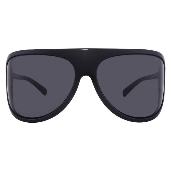 New Miu Miu Dark Grey Irregular Ladies Sunglasses MU A01S 1AB5S0 75 MU A01S 1AB5 - Picture 3 of 5